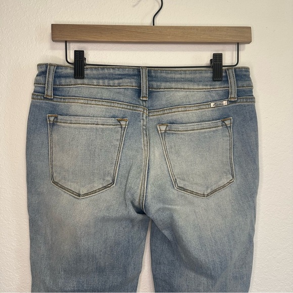KanCan Distressed Light Wash Skinny Jeans Size 9/28 - Picture 6 of 9